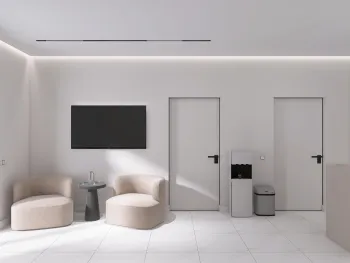 Интерьер с нишей с подсветкой и с подсветкой  смотреть на Basicdecor