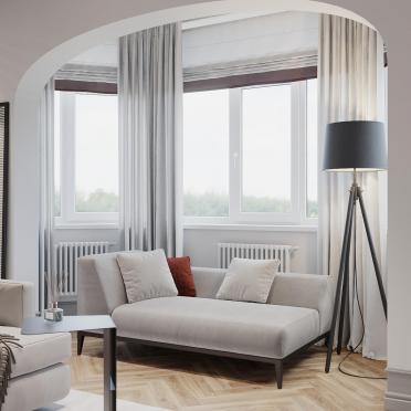 Интерьер гостиной  смотреть на Basicdecor