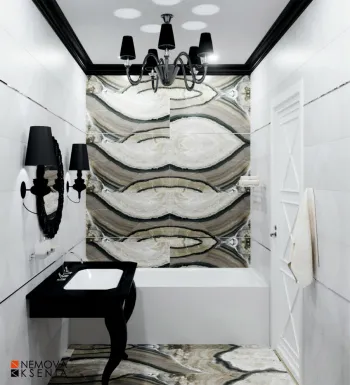 Интерьер ванной в классическом стиле смотреть на Basicdecor