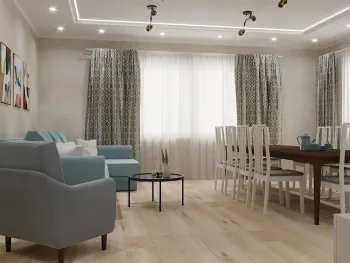 Интерьер гостиной  смотреть на Basicdecor