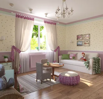 Интерьер детской с для девочки в провансе смотреть на Basicdecor