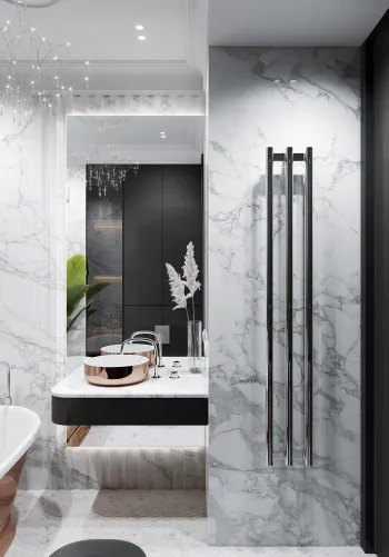 Интерьер ванной  смотреть на Basicdecor