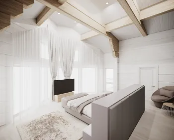 Интерьер спальни  смотреть на Basicdecor