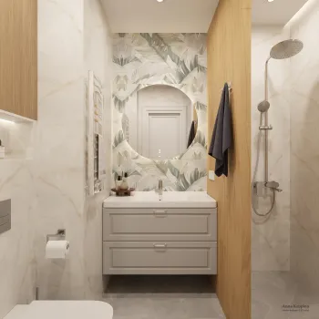Интерьер ванной  смотреть на Basicdecor