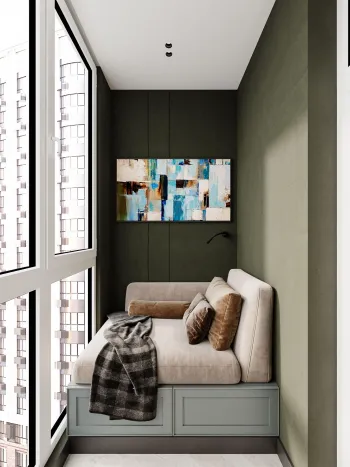 Интерьер балкона  смотреть на Basicdecor