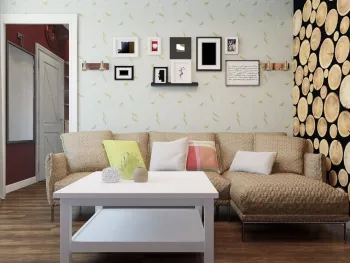 Интерьер гостиной  смотреть на Basicdecor
