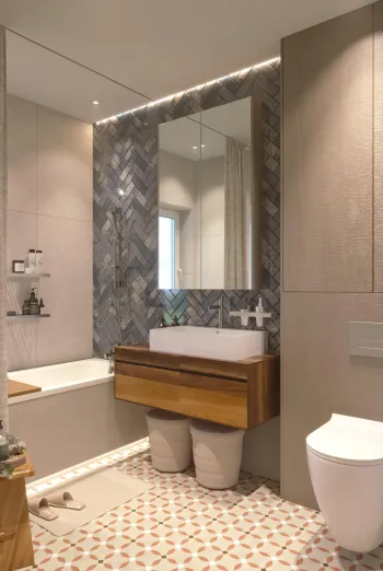 Интерьер ванной  смотреть на Basicdecor