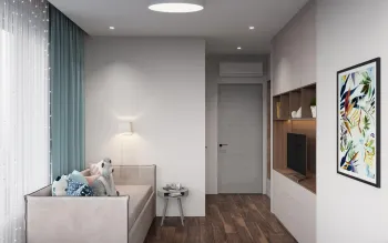 Интерьер детской с подсветкой светодиодной  смотреть на Basicdecor