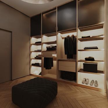 Интерьер гардеробной  смотреть на Basicdecor