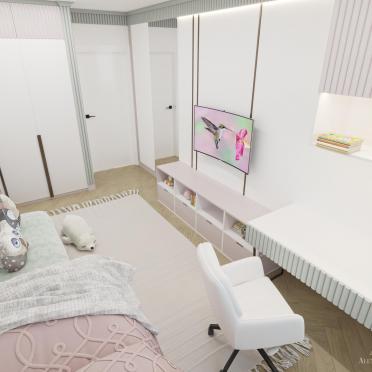 Интерьер детской с для девочки  смотреть на Basicdecor