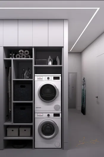 Интерьер с постирочной  смотреть на Basicdecor