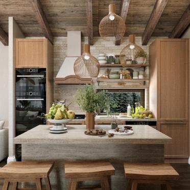 Интерьер кухни  смотреть на Basicdecor