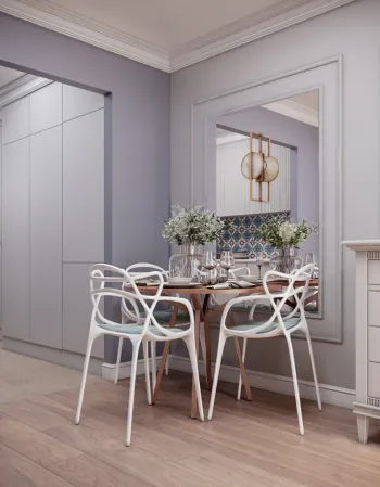 Интерьер столовой в неоклассике смотреть на Basicdecor