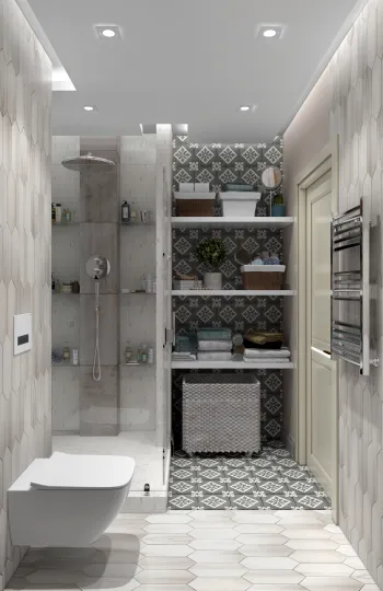 Интерьер ванной  смотреть на Basicdecor