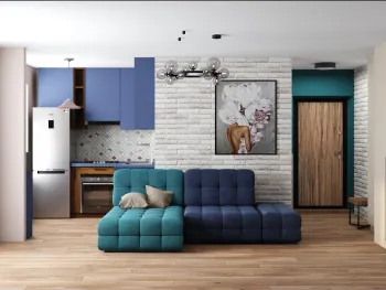 Интерьер гостиной  смотреть на Basicdecor