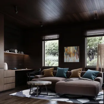 Интерьер гостиной в современном стиле смотреть на Basicdecor
