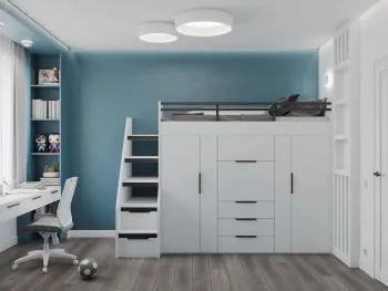 Интерьер детской с для мальчика  смотреть на Basicdecor