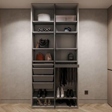 Интерьер гардеробной  смотреть на Basicdecor