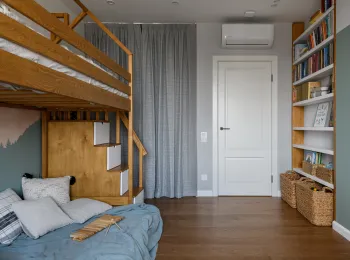 Интерьер детской c антресолью  смотреть на Basicdecor
