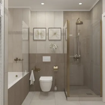 Интерьер ванной в неоклассике смотреть на Basicdecor