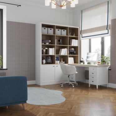 Интерьер детской с жалюзи и дверными жалюзи  смотреть на Basicdecor