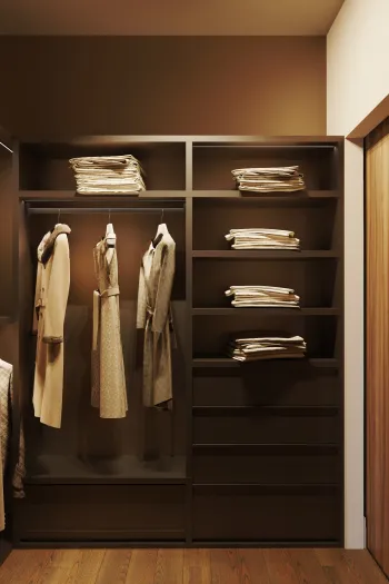 Интерьер гардеробной  смотреть на Basicdecor