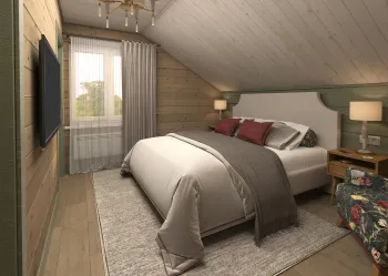 Интерьер спальни  смотреть на Basicdecor