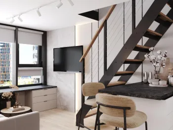 Интерьер гостиной  смотреть на Basicdecor