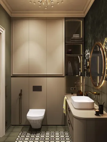 Интерьер ванной  смотреть на Basicdecor