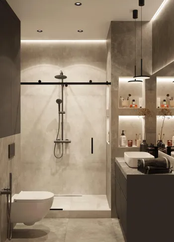 Интерьер ванной  смотреть на Basicdecor