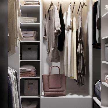 Интерьер гардеробной в современном стиле смотреть на Basicdecor