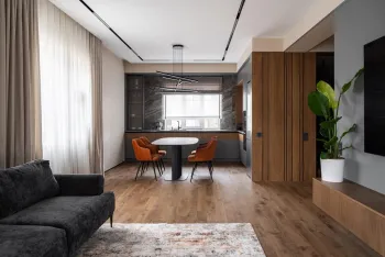 Интерьер кухни с балконом в современном стиле смотреть на Basicdecor