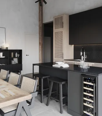 Интерьер кухни в современном стиле смотреть на Basicdecor