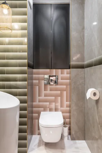 Интерьер ванной в современном стиле смотреть на Basicdecor