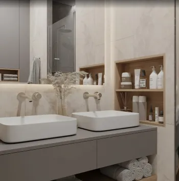 Интерьер ванной  смотреть на Basicdecor