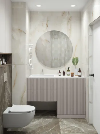 Интерьер ванной  смотреть на Basicdecor
