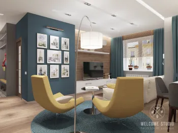 Интерьер гостиной в современном стиле смотреть на Basicdecor