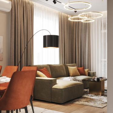 Интерьер гостиной  смотреть на Basicdecor