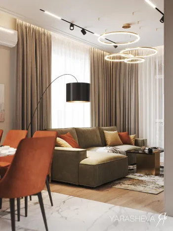 Интерьер гостиной  смотреть на Basicdecor