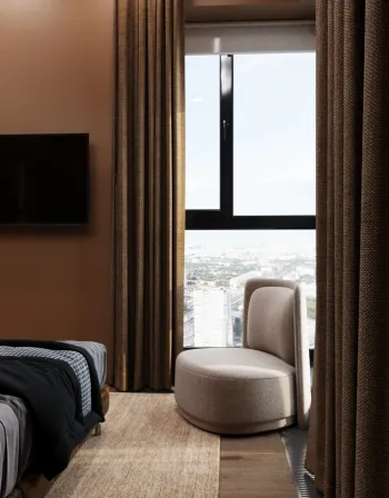 Интерьер спальни  смотреть на Basicdecor