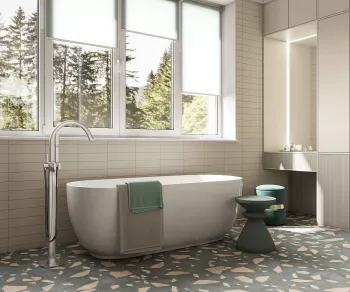 Интерьер ванной  смотреть на Basicdecor