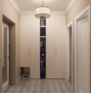 Интерьер коридора с проходной  смотреть на Basicdecor