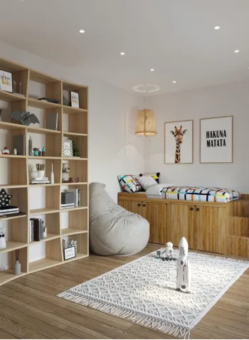 Интерьер детской с для мальчика  смотреть на Basicdecor
