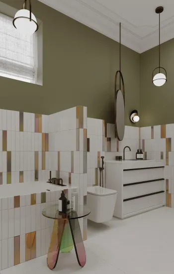 Интерьер ванной  смотреть на Basicdecor