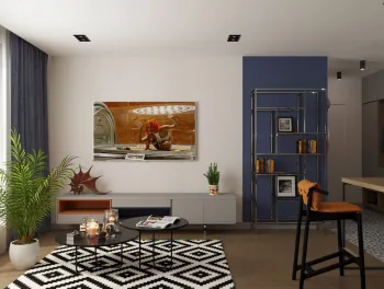 Интерьер гостиной в современном стиле смотреть на Basicdecor