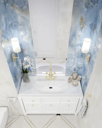 Интерьер ванной  смотреть на Basicdecor