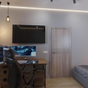 Интерьер c подсветкой  смотреть на Basicdecor