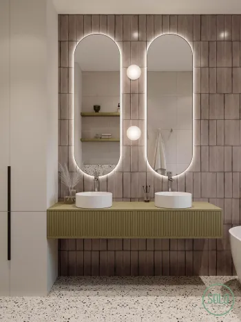 Интерьер ванной  смотреть на Basicdecor