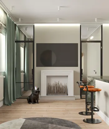 Интерьер гостиной  смотреть на Basicdecor
