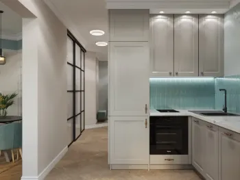 Интерьер c подсветкой в современном стиле смотреть на Basicdecor
